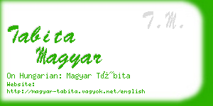tabita magyar business card